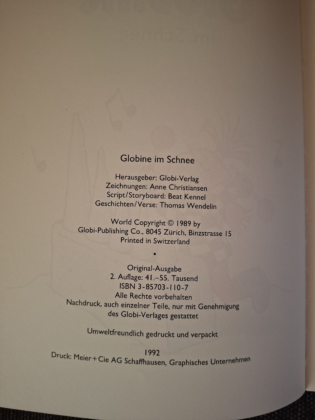 Libri: Globine im Schnee - Winterliches Kinderbuch – Usato da Bilten venduto da ecobi 1