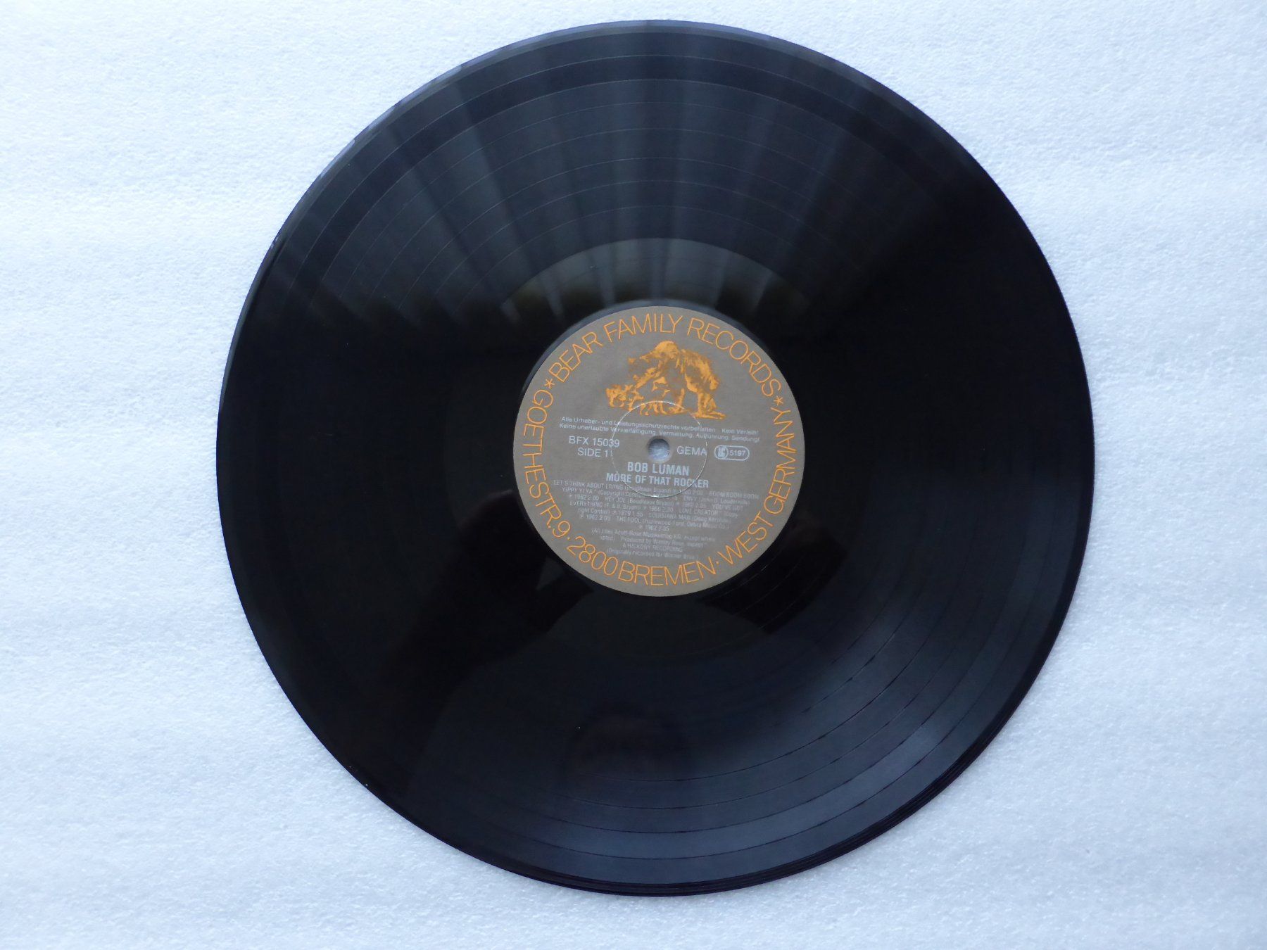 Vinyles: VINYL  LP  BOB LUMAN – D'occasion à Küssnacht am Rigi par Sunnestrahl 1