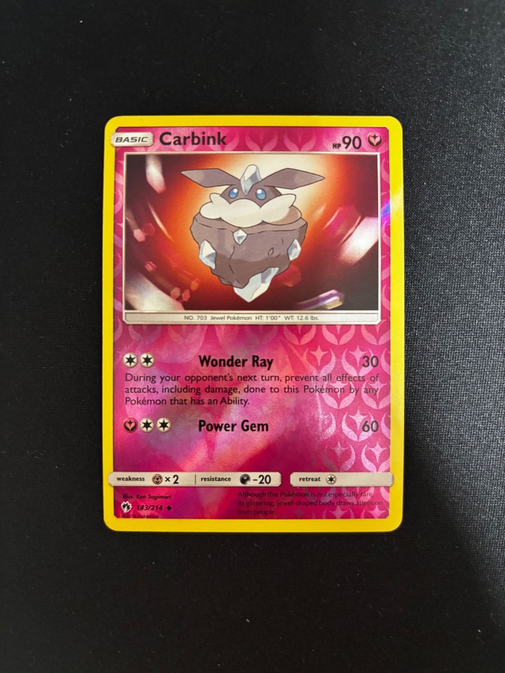 Pokémon Sammelbilder & Trading cards: Pokemon - Carbink - Reverse Holo - Ab 1 – Gebraucht aus Grosshöchstetten von senseirocs