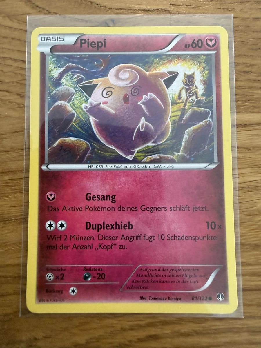 Pokémon Sammelbilder & Trading cards: Piepi 81/122 – Gebraucht aus Amriswil von sim_nlb6