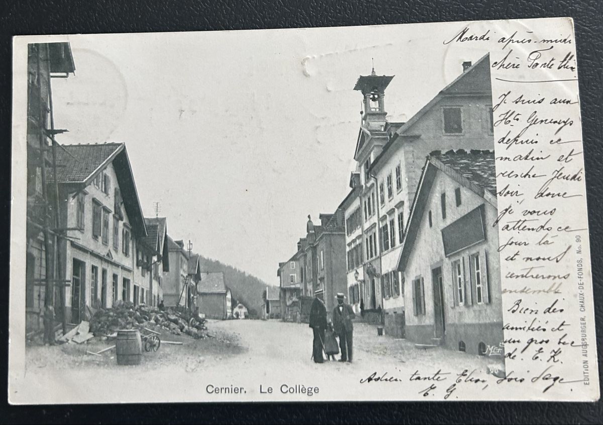 Cartes postales: Cernier Le College  – D'occasion à Horw par Tellbub