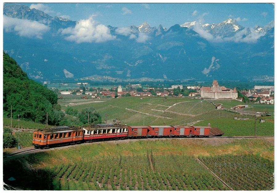 Cartoline postali: ASD Aigle-Sépey-Diablerets ABDe 4/4 – Usato da Frauenfeld venduto da POML