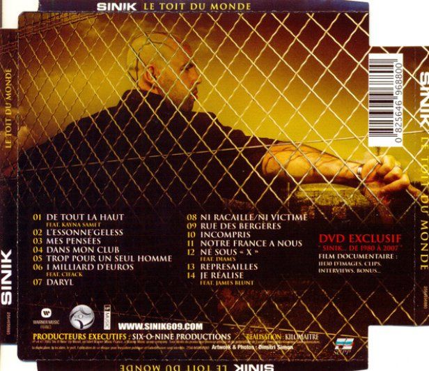CD: CD Sinik Le Toit du Monde -CD Original QUE LE CD!!!! – Usato da St-Prex venduto da eme_kc29 1