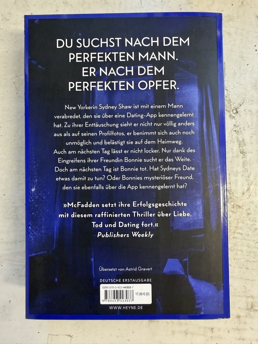 Livres: Freida McFadden: Der Freund – D'occasion à Dietikon par Buchantiqdietikon 1