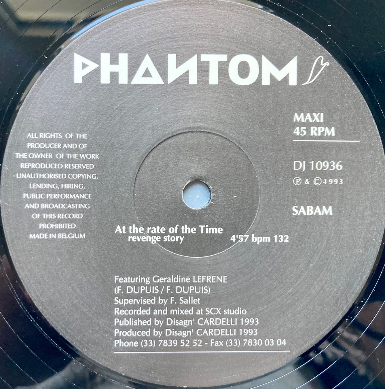 Vinyles: PHANTOM - MY LIFE IS LOVING – D'occasion à Poliez-Pittet par Newtown-Records 2