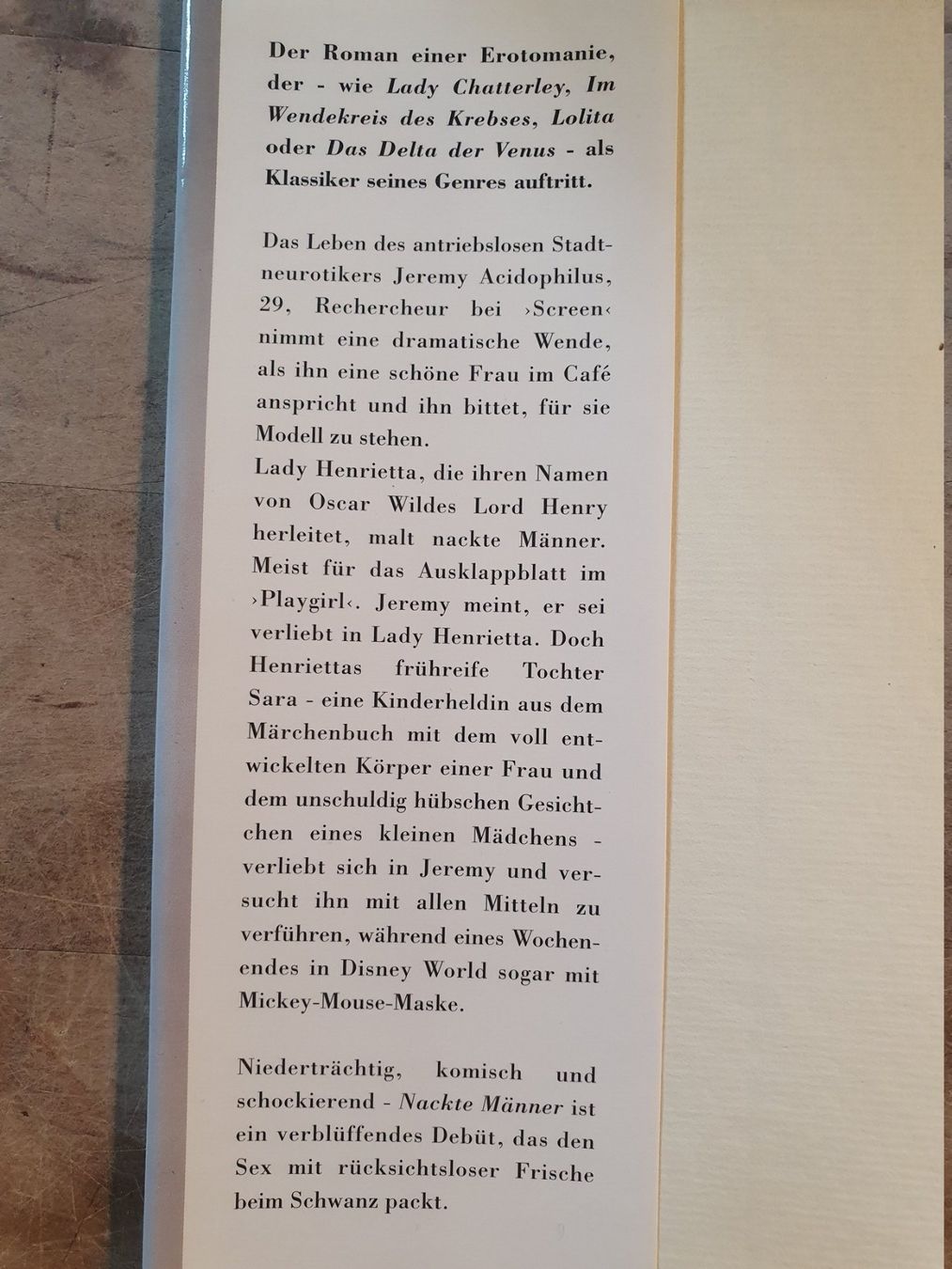 Bücher: Nackte Männer Amanda Filipacchi Haffmans – Gebraucht aus Zürich von loosebone 1