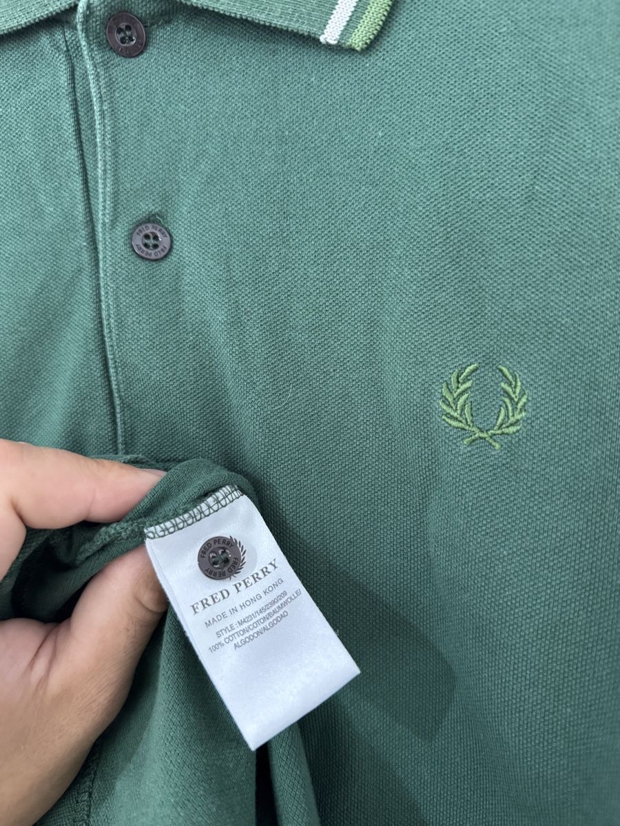 Fred Perry Polo-Shirts: Fred Perry Polo Langarm Grün Grosse S Oryginal – Gebraucht aus Wetzikon ZH von Jan_wojt 5