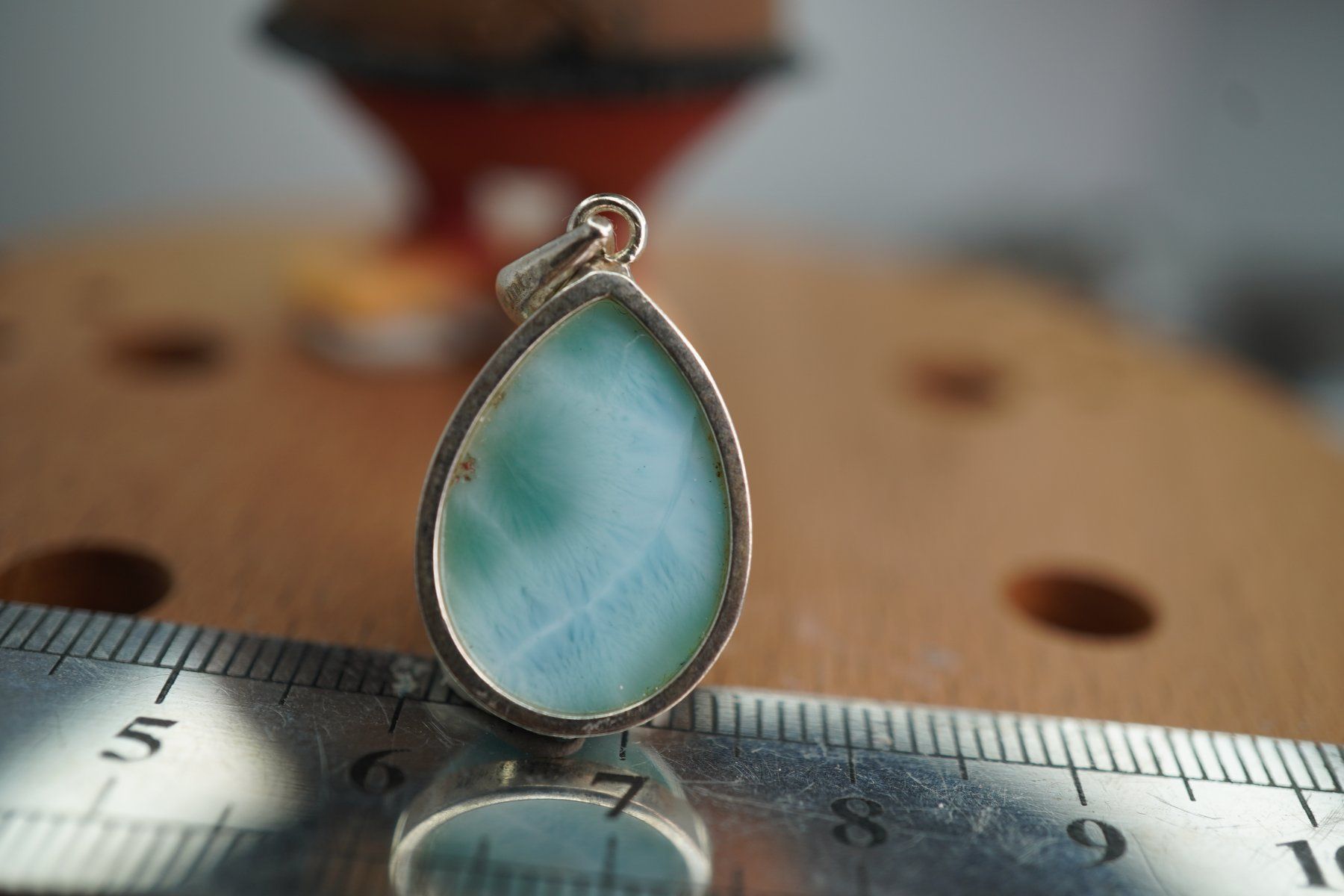 Mineralien & Heilsteine: Larimar  925 Silber  22/16mm   Anhänger  "TOPSTONE" – Neu und originalverpackt aus Eschenbach SG von topstone 5