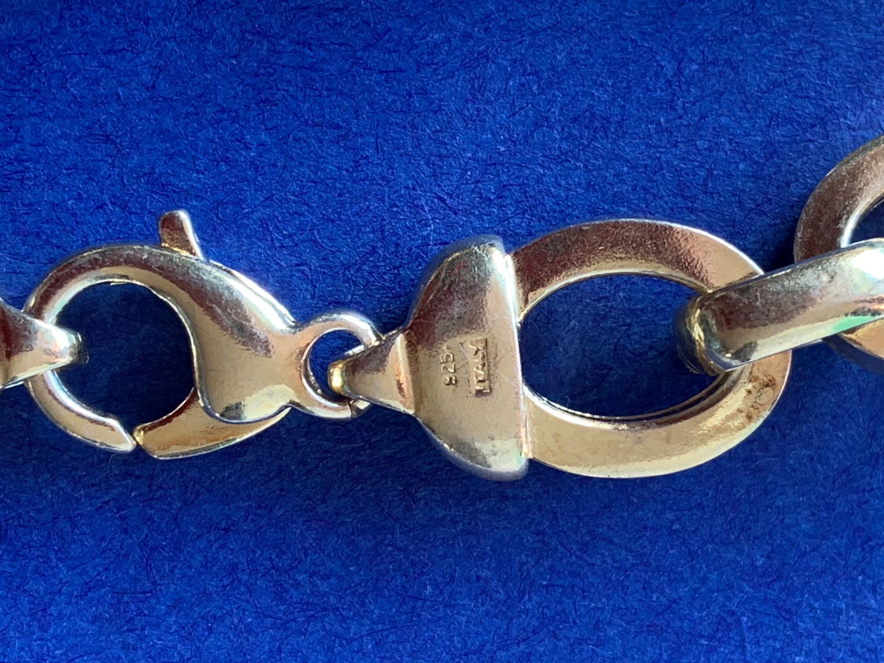 Catenine: Silberkette Ankerkette kantig – Usato da Laufen venduto da Bellebellezza 4