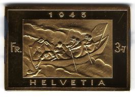 Kriegsgeschädigte 1945 – HF 925 Argent – Helvetica