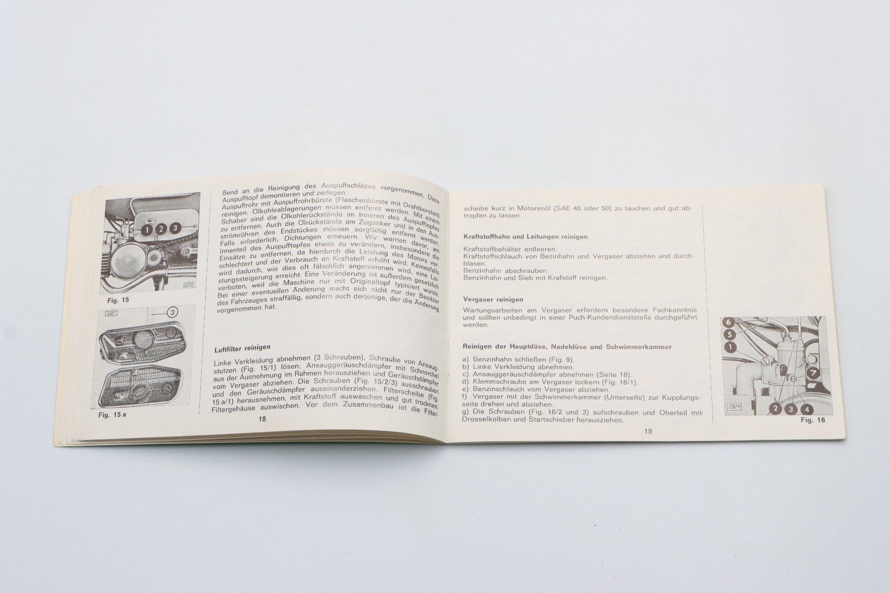 Puch Documenti: Puch Maxi 1971 Betriebsanleitung – Usato da Bühl b.Aarberg venduto da Collectorpassions 7