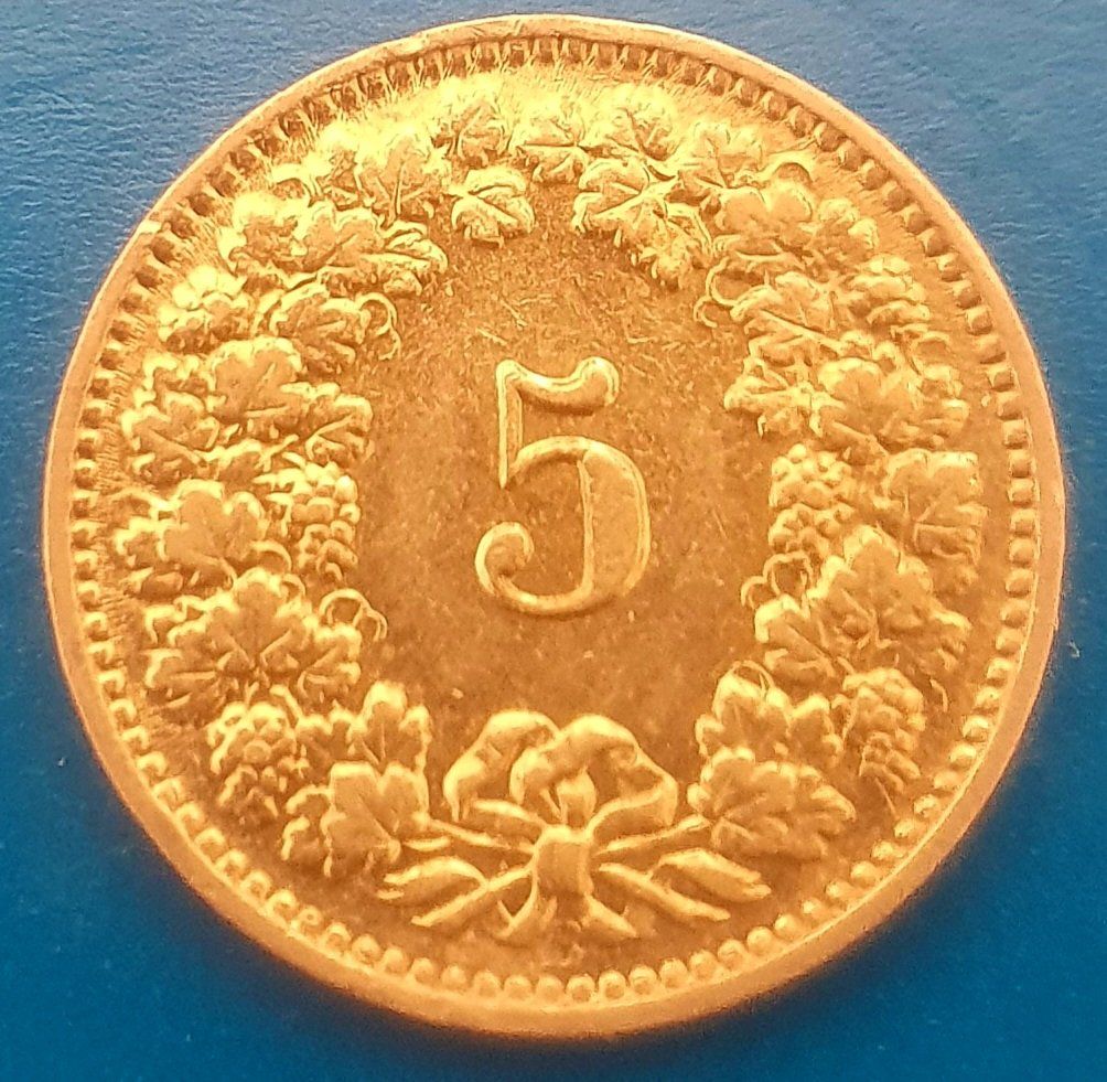 Tutti le monete: 5 Rappen 1914 – Usato da Egerkingen venduto da Acc1