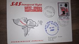 SAS West Indien - Zürich 01.11.1969
