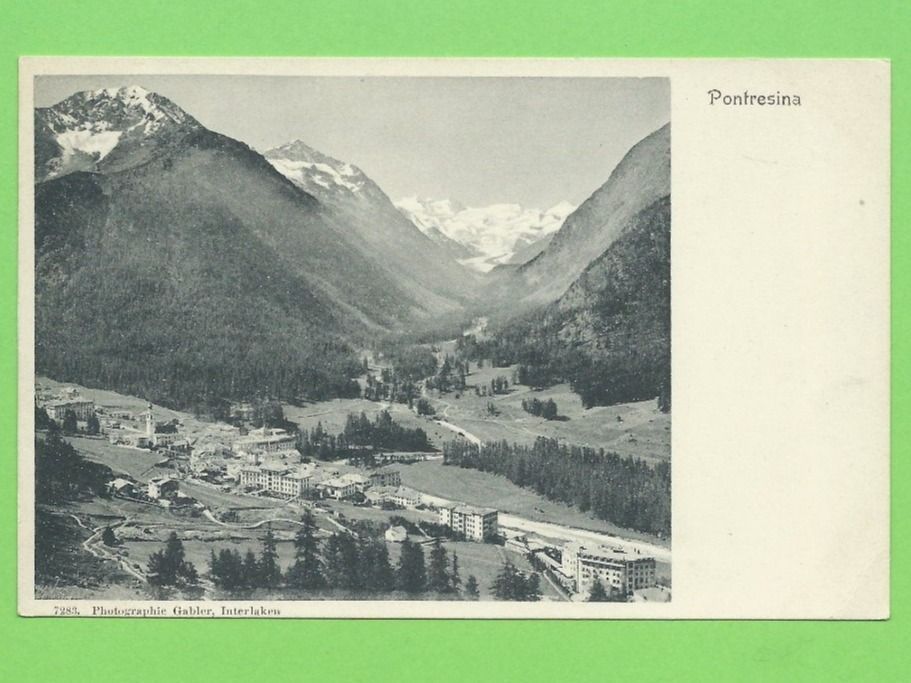 Cartoline postali: Pontresina – Usato da Zürich venduto da t24_de