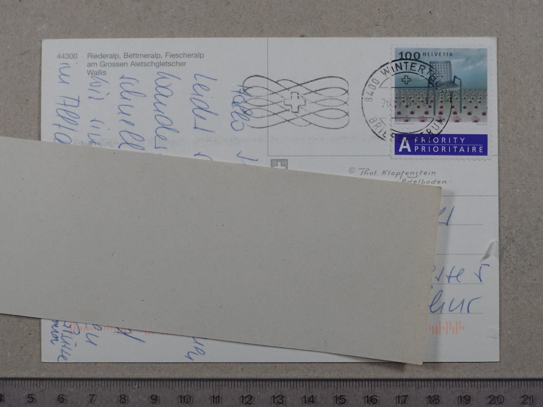 Cartes postales: Aletsch, 2004 – D'occasion à Lenzburg par fh1 1