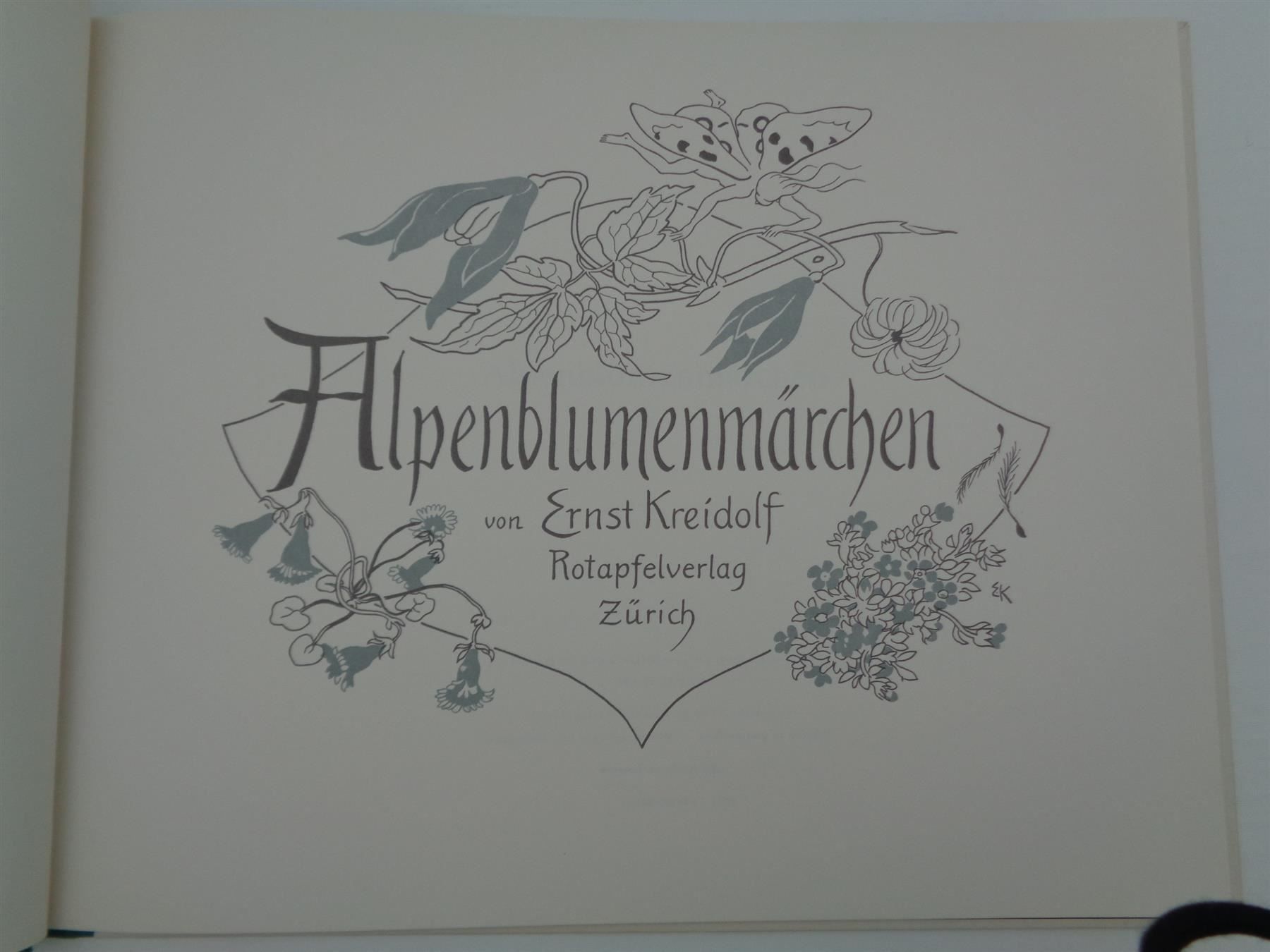Libri: Alpenblumenmärchen von Ernst Kreidolf – Usato da Chur venduto da omonia 1