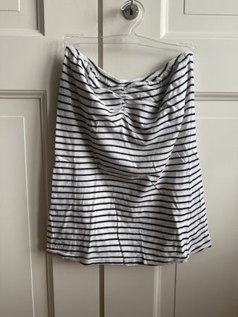 Top bandeau à rayures noir et blanc Tally Weijl