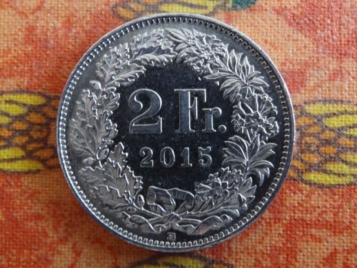Alle Münzen: 2 Fr. 2015 – Gebraucht aus Romanel-sur-Lausanne von Swift13