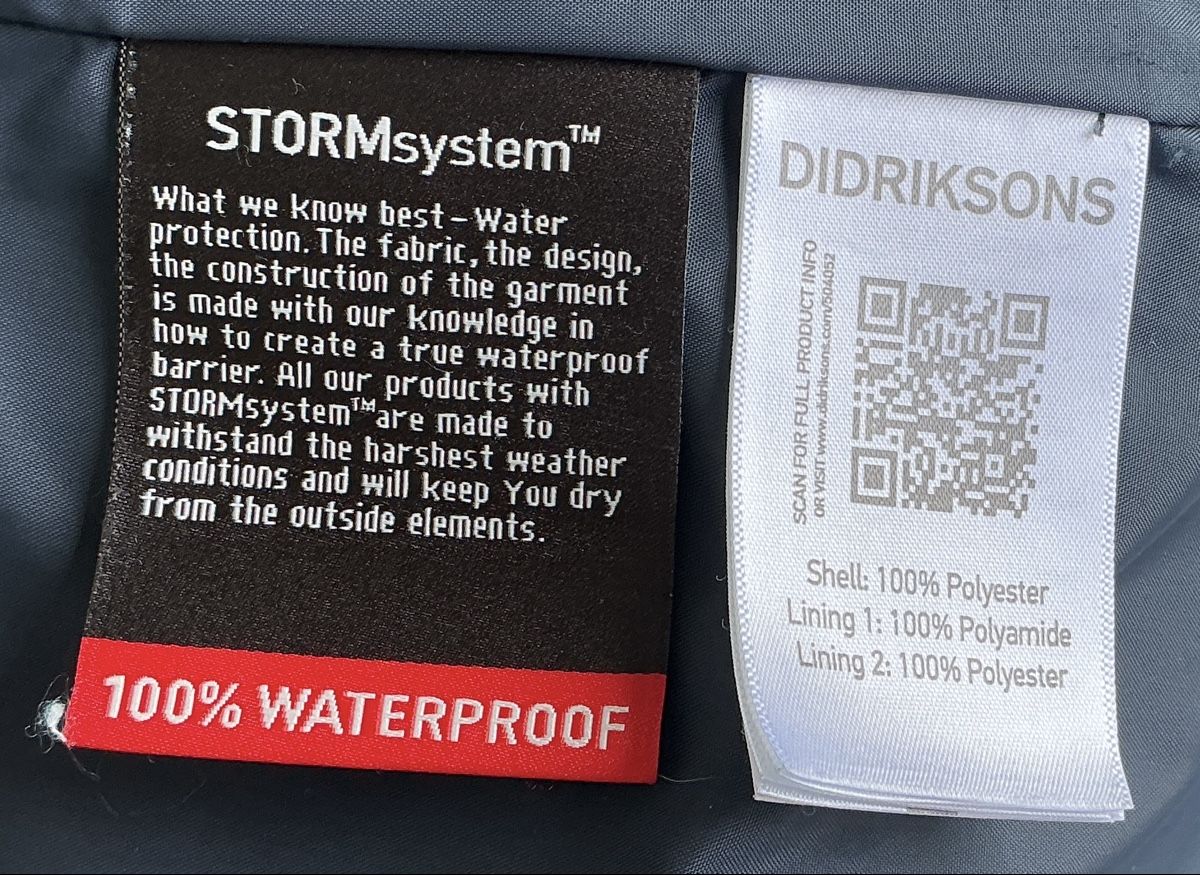 Didriksons Giacche: Didriksons Regenjacke Grösse 38 wasserdicht mit Kapuze – Usato da Kreuzlingen venduto da LoveTheSea 3