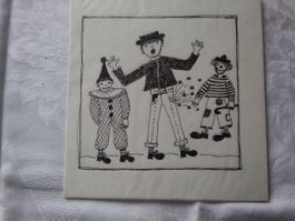 Zeichnung Verena Broger unsigniert KINDERFASNACHT