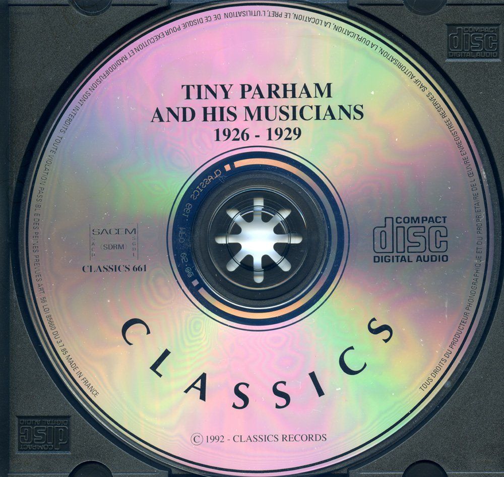 CDs: Jazz-CD:  Tiny Parham 1926 - 1929  (Classics) – Gebraucht aus Hochfelden von mue_lhm9 2