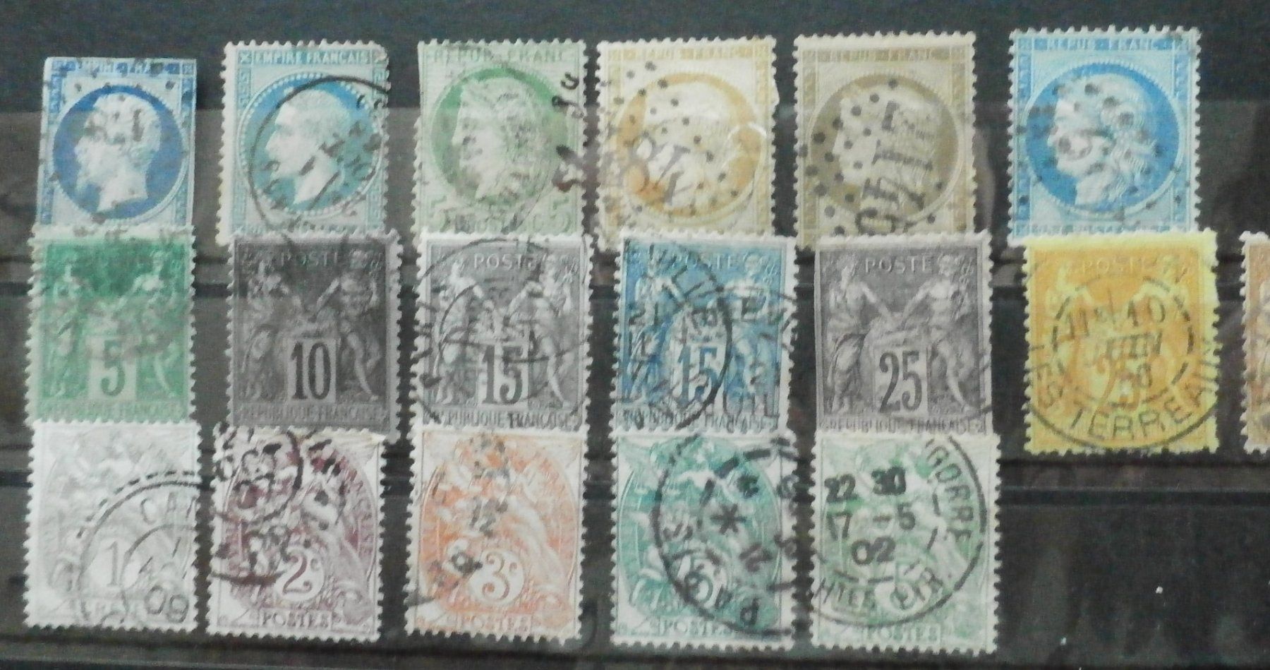 Alle Briefmarken: Frankreich Konvolut ab 1870 – Gebraucht aus Kehrsatz von Bernherb2