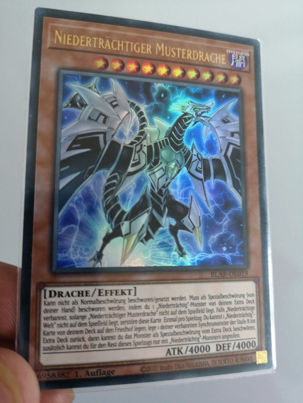 Yugioh Carte collezionabili: Niederträchtiger Musterdrache 1.Auflage – Nuovo (secondo la descrizione) da Boswil venduto da ShoppingCenterCity 5