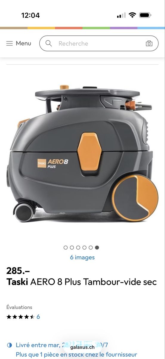 Aspirapolveri & Accessori: Aspirateur Taski AERO 8 Plus – Usato da Lausanne venduto da CamCam11 3