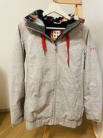 Roxy Damen Skijacke grau mit Kapuze, guter Zustan