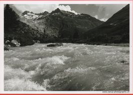 Gletsch JUNGE RHÔNE mit Rhônegletscher