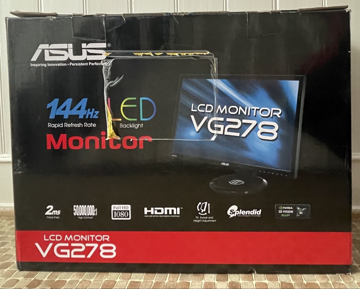 Asus Monitore: Écran Gaming Asus VG278 fullHD 144hz – Neu (gemäss Beschreibung) aus Porrentruy von qwentoz 3
