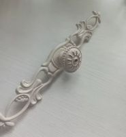 8x Möbelgriffe Vintage-Stil 22cm Poignée blanche pour meuble