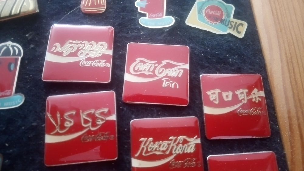 Coca-Cola Plaketten & Abzeichen: Coca-Cola Pins, seltene Sammlung, diverse Länder, Top! – Gebraucht aus Belp von Guadalupe84 2