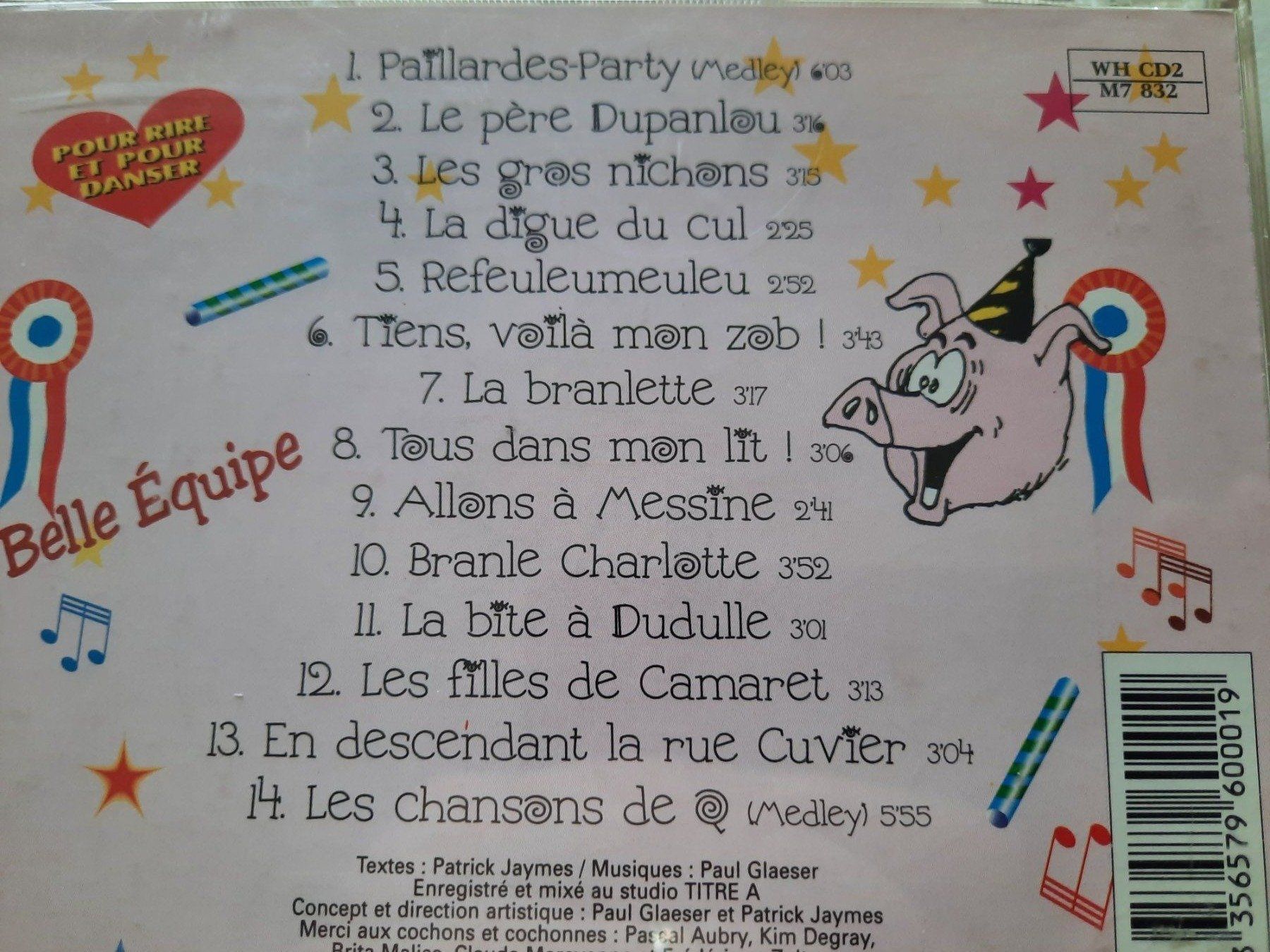 CDs: Cd Le Top des chansons cochonnes – D'occasion à Pully par bro_n52j 3