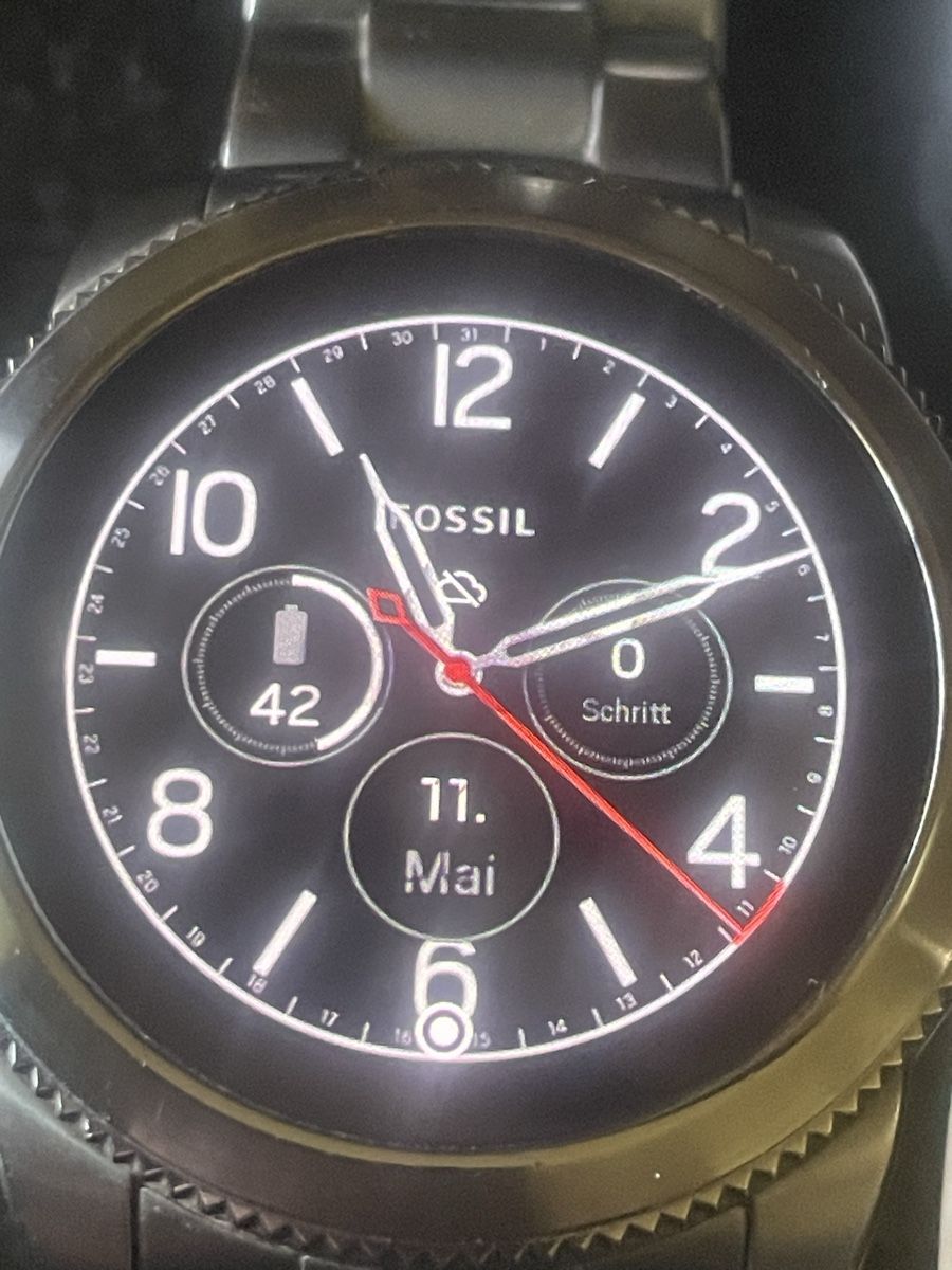 Fossil Smartwatch: Fossil Smartwatch Touchscreen Stahl Herren Model DW11F2 – Usato da Altnau venduto da LinaAuktion 1
