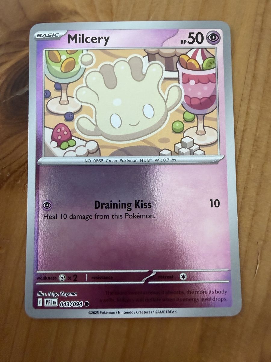 Pokémon Carte collezionabili: Milcery (PFL043) – Nuovo (secondo la descrizione) da Vevey venduto da Matx