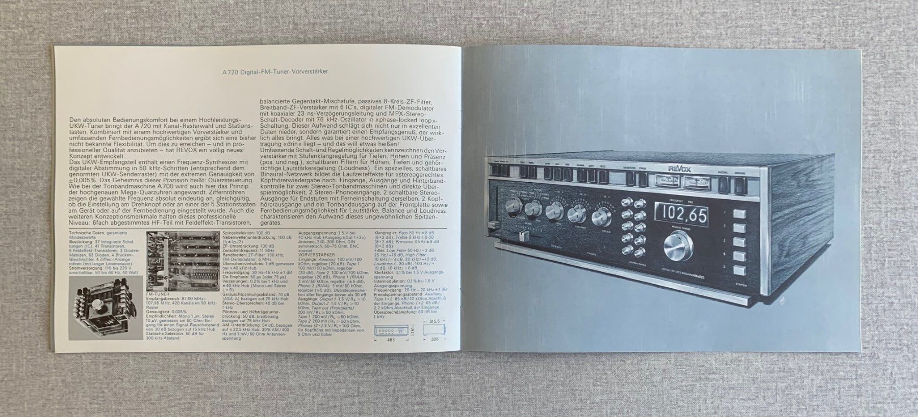 Documenti: ORIGINAL VINTAGE STUDER REVOX KATALOG – Nuovo (secondo la descrizione) da Seuzach venduto da torensu 3