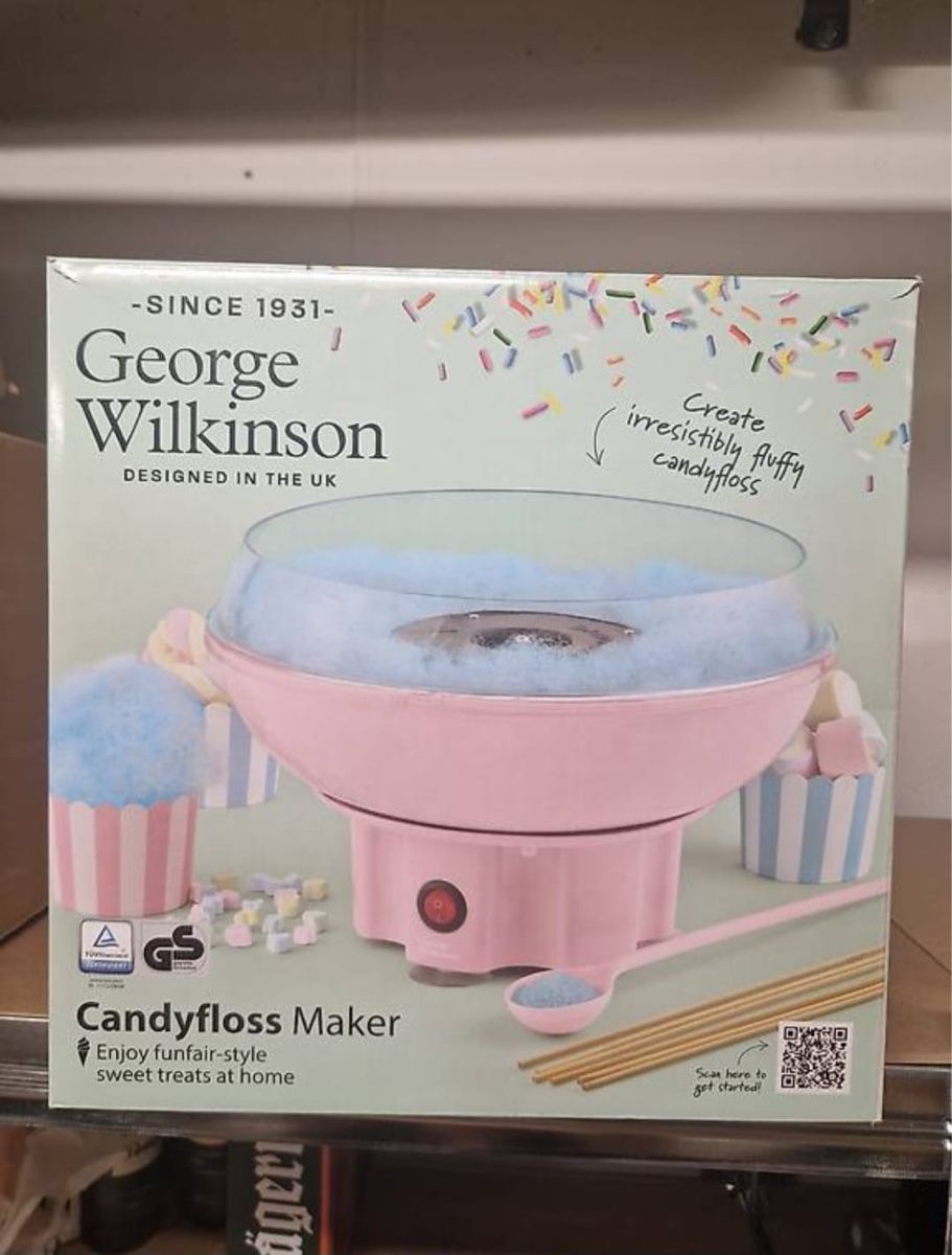 Elettrodomestici da cucina: Candyfloss Maker George Wilkinson pink new in box – Nuovo e nell'imballaggio originale da Rheinfelden venduto da Wiseman89