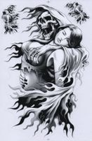 Totenkopf Aufkleber Sticker 1 Bogen 27 x 18 cm Tuning ST459