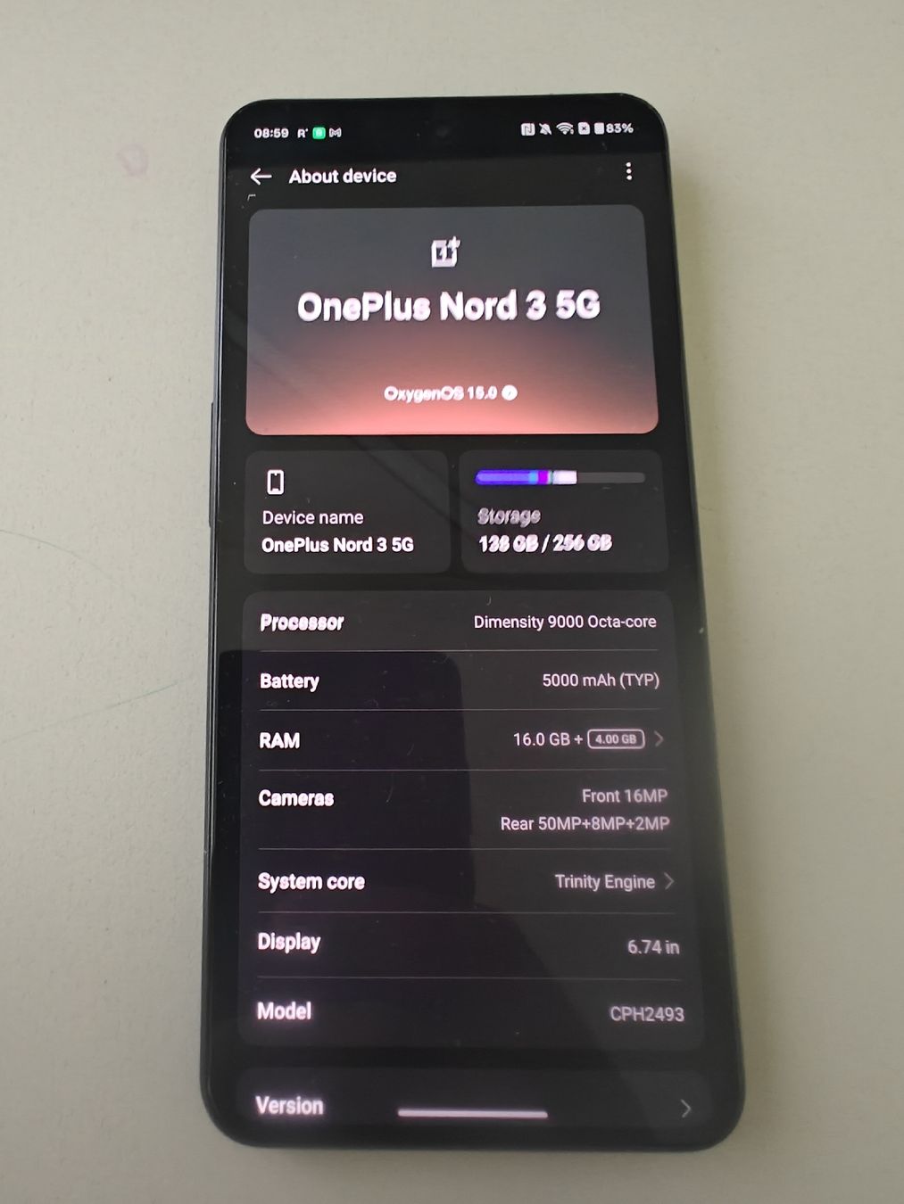 OnePlus Telefoni cellulari / Smartphones: Oneplus Nord 3 5G 256GB – Usato da Ermatingen venduto da ans_m6lj