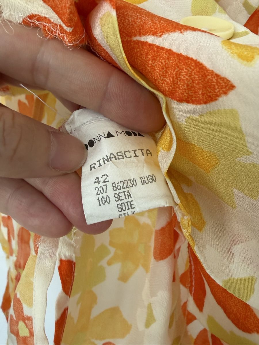 Blusen: Vintage Bluse, Seide, Blumenmuster – Gebraucht aus Zürich von Ambrette9 4