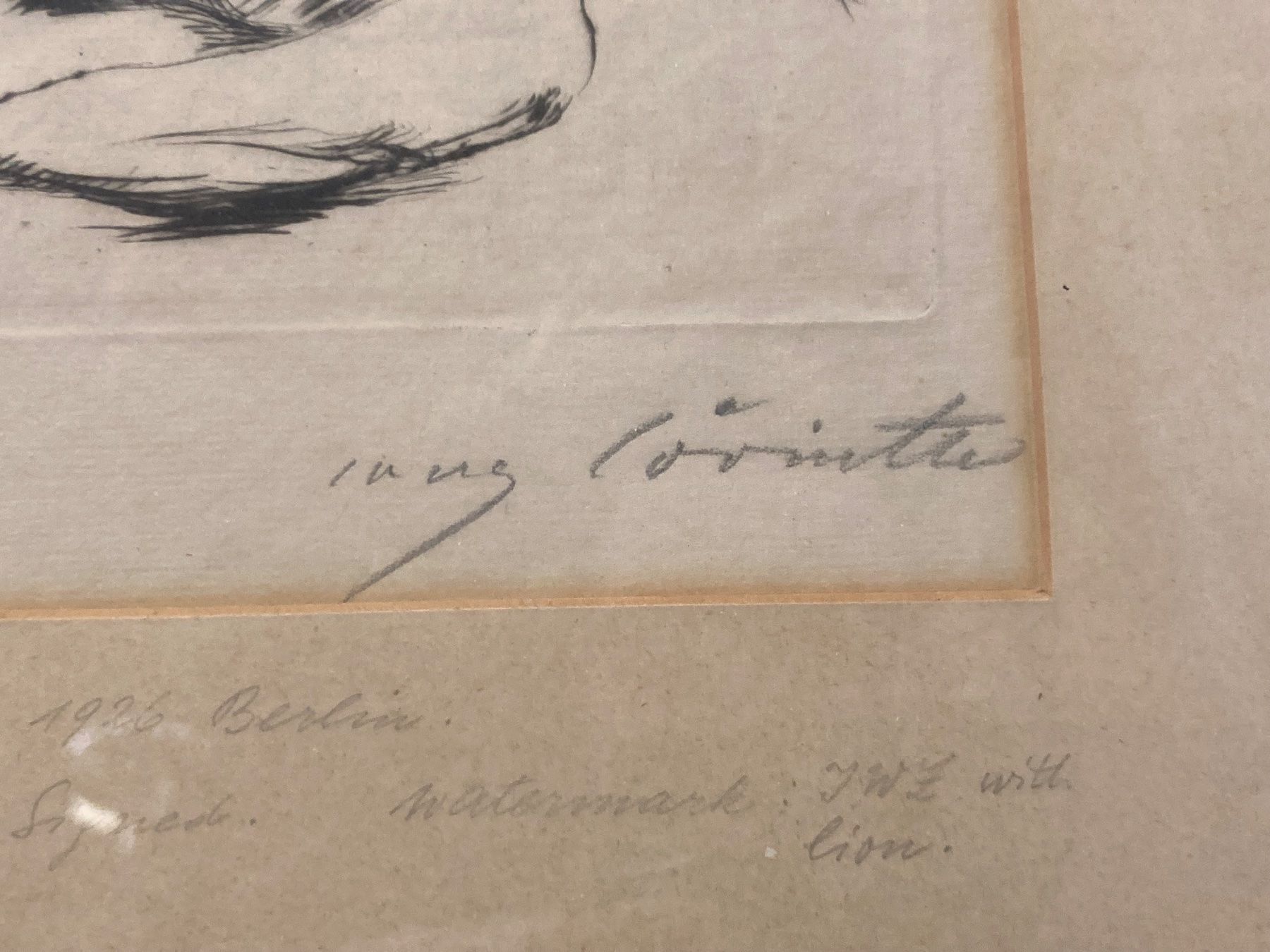 Grafiken & Lithographien: CORINTH Lovis 1856-1925 Radierung signiert – Gebraucht aus Bern von Jwpm66 3