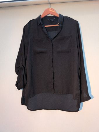 Schwarze Bluse von H&M, Grösse 34