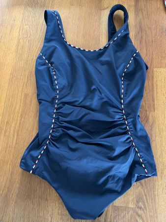 Badeanzug Belldona Gr 38D/E dunkelblau neu