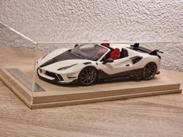 Modellauto Mansory Siracusa 4XX Spider weiss/schwarz