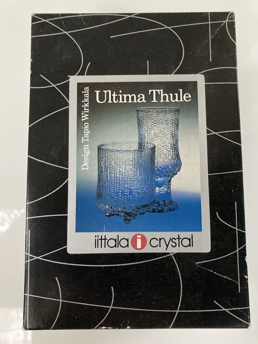 Iittala Bicchieri: Iittala Ultima Thule water glasses – Nuovo e nell'imballaggio originale da Winterthur venduto da niemim