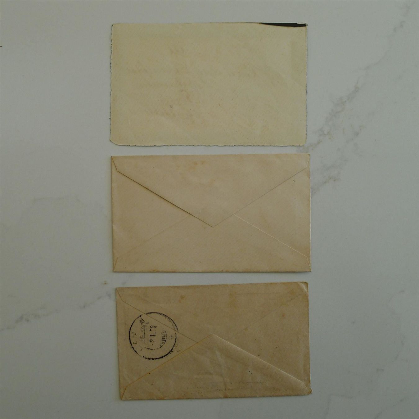 Alle Briefmarken: 3 Wertziffern Mini-Briefli – Gebraucht aus Ebikon von SilvioFreund 4