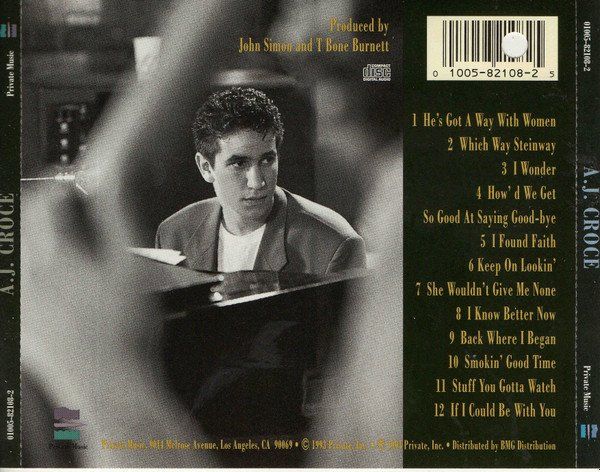 CD: CD A.J. Croce - S/T (1990) – Usato da Möriken AG venduto da mineralia 1