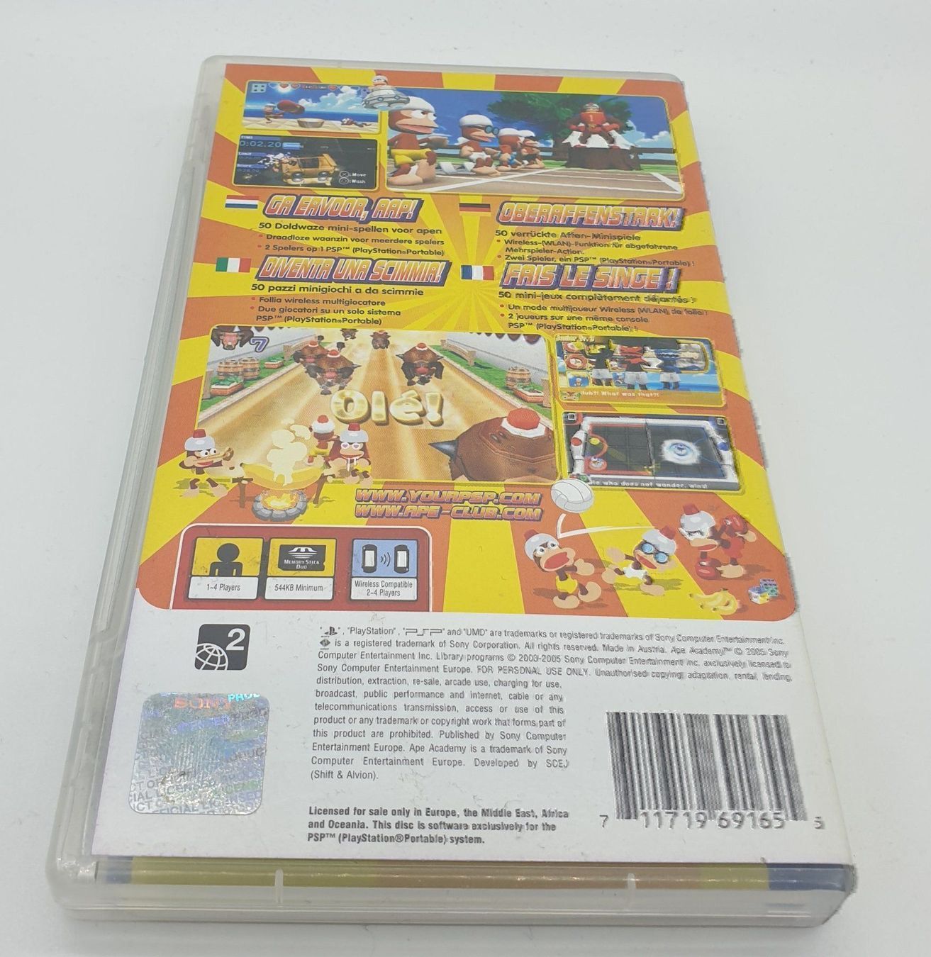Sony Giochi: Ape Academy PSP – Usato da Genève venduto da Cardtreasure 2