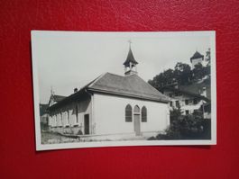 Chateau d' Oex Chapelle Anglais s/w Karte